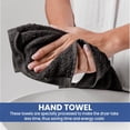 thumbnail image 7 of Linteum Textile 100% Cotton Bleach Proof Hand Towels 16x27 Inches [Pack of 24] Black, 7 of 7