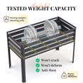 thumbnail image 6 of KING BIRD 2PCS 47"×24"×32" Raised Garden Bed with Legs Galvanized Steel Metal Elevated Garden Planter Box for Outdoor Gardening Dark Grey, 6 of 12