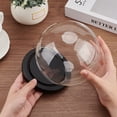 1 pc Glass Round Cover Decorative Display Case Cloche Bell Jar ...