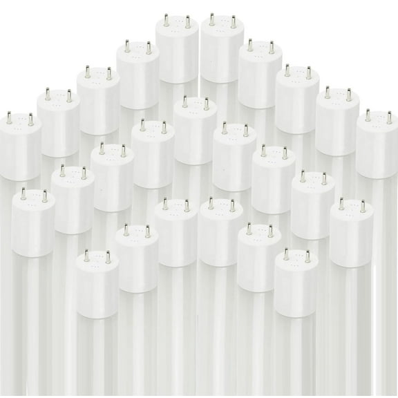 Diodesy- Pack of 25 T8/LED/BPD/4?/14W/40K 4Ft LED Ballast Bypass Tube Light Bulb, 4000K Cool White, G13 Medium Bi Pin Base, 14W (F32T8 Equal), T8 Dual-End Power, Frosted Cover, 1800 Lumen, UL Listed