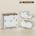 thumbnail image 3 of HOMCOM 4 Drawer File Cabinet Filing Cabinet for Letter/A4/Legal Files White, 3 of 10