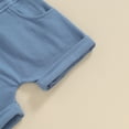 thumbnail image 7 of Bagilaanoe 2pcs Toddler Baby Boy Shorts Set Short Sleeve Stripe T Shirt Tops + Shorts 6M 12M 18M 24M 3T Kids Casual Summer Clothes, 7 of 7