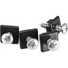 Bell Metal Chrome License Plate Fasteners