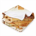 thumbnail image 3 of Rdsfhsp Farmhouse Pumpkin Flannel Fleece Blanket, Rustic Country Fall Throw Blanket, Soft Cozy Warm Blanket for Bedroom Sofa Decor 50"x40", 3 of 5