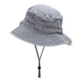 thumbnail image 2 of Extra Big Size Fishing Hats - Grey 2XL-3XL, 2 of 5