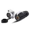 thumbnail image 4 of 2 Lp20 Dc Volt 2 3 4 5 7 9 12 Pin Circular Industrial macho/hembra enchufe y enchufe energía Solar Dc conector impermeable, 4 of 5