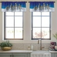 thumbnail image 3 of LALILO Kitchen Curtain Valance Fairy Tale Princess Rod Pocket Window Curtain 52"x 18" Set of 2, 3 of 7