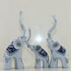 thumbnail image 3 of Estatua de , figuras de resina, esculturas artesanales, adorno de decoración del hogar , 3 gris, Medio, 3 of 9
