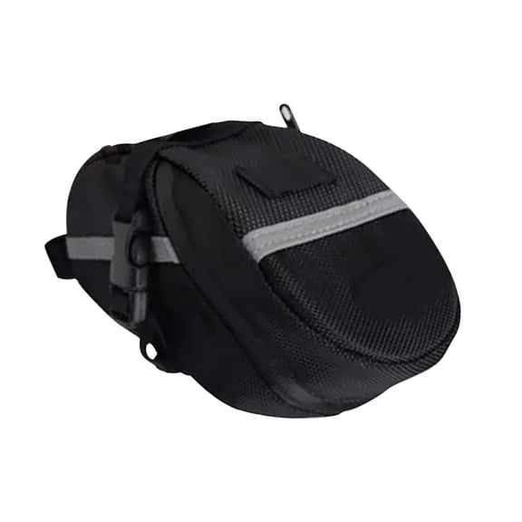 ITSELFER Multi-functional Mountain Bike Waterproof Cycling Rear Seat Bag Bike Saddle Bag (Black)