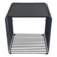 thumbnail image 2 of Pangea Home Fredo Modern Metal Side Table with A Tray Top in Black, 2 of 3
