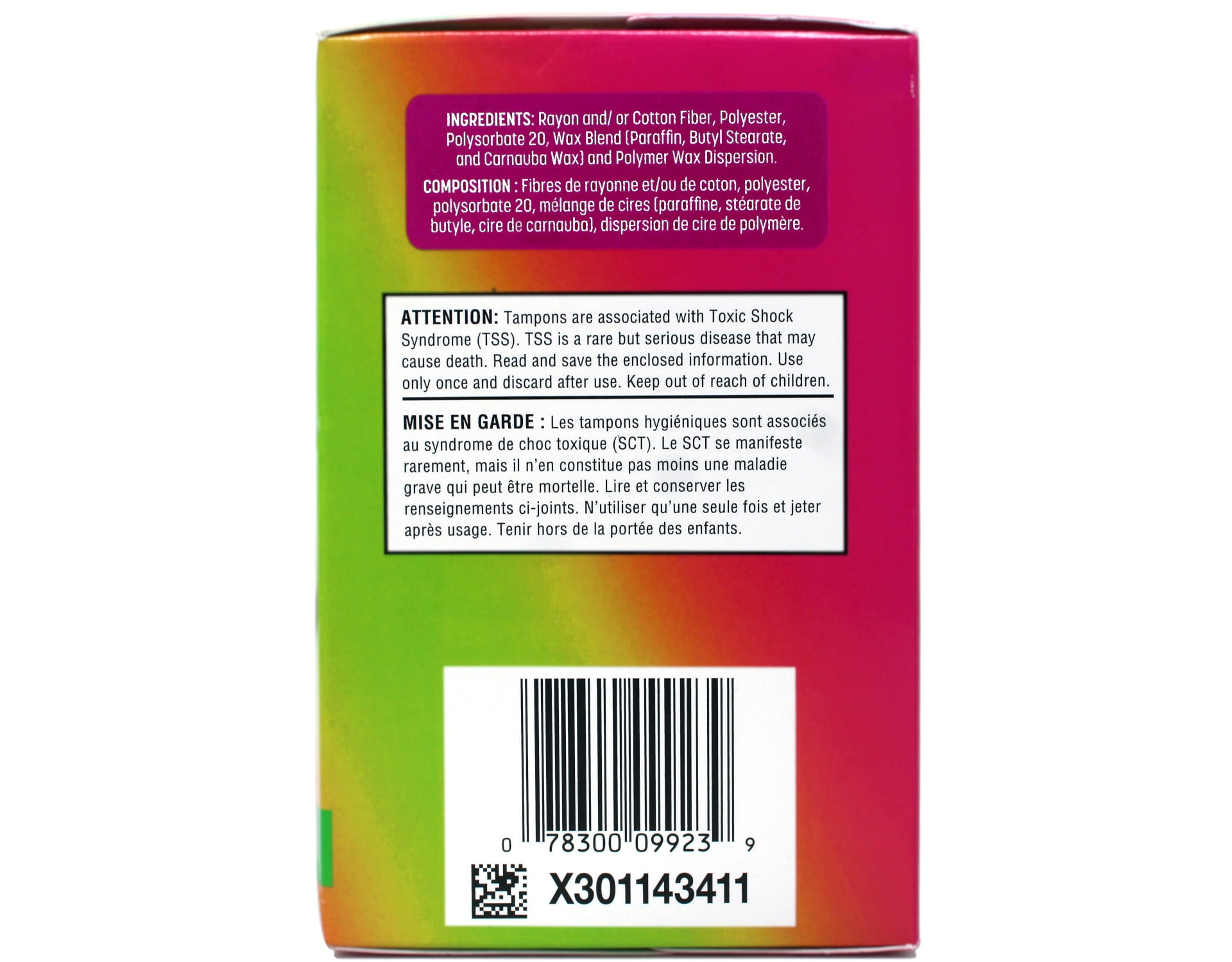 Playtex Sport Tampons Super Absorbency with Plastic Applicator Fragrance Free 36 Count (Pack of 5)