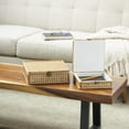 thumbnail image 2 of DecMode Handmade Woven Rattan Brown Rattan Decorative Box with Bronze Latches, 2 Count, 2 of 10