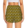 thumbnail image 3 of Picia Sunflowers 2 Pattern Women's 2 in 1 Athletic Running Shorts High Waisted Workout Casual Gym Sweat Shorts with Comfy Liner Zipper Pockets-XX-Large, 3 of 9