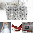 thumbnail image 1 of FLOWER SHAPEMESH Ribbon - Sparkling Artificial  Rhinestone Ribbon Decor For Wedding And Christmas Party, 1 of 8