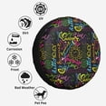 thumbnail image 6 of Kdxio Color Summer for Tire Cover Wheel Protectors Tyre Covers Weatherproof Wheel Covers Universal Fit for Trailer Rv SUV Truck Camper Travel Trailers 15 inch, 6 of 8
