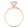 thumbnail image 4 of 1.5 ct Round Cut Simulated Diamond Solitaire Engagement Ring for Women in 18K Rose Gold, 4 of 5