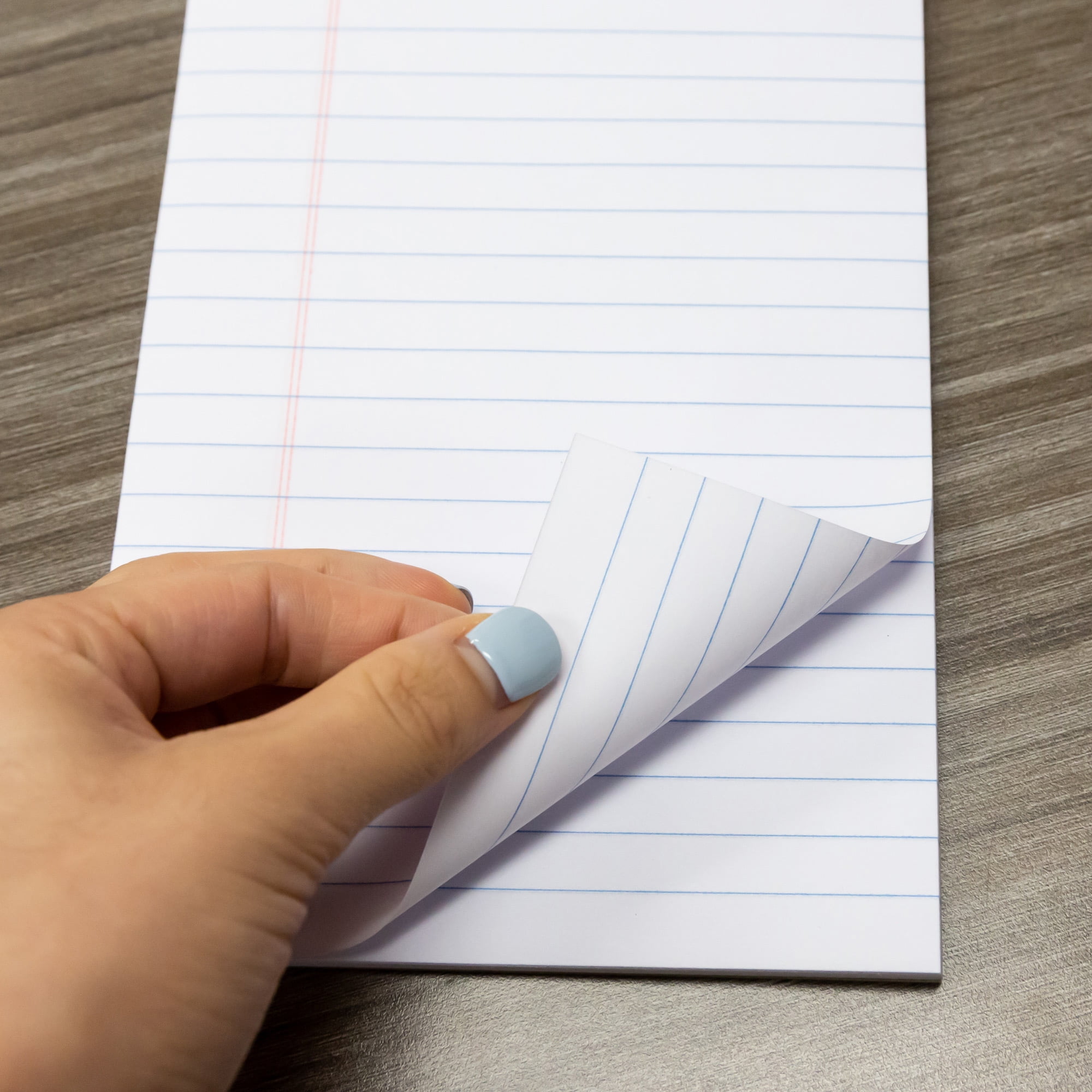 BAZIC Perforated Writing Pad, 50 Sheets 5x8 Inch, White Jr., Total 2 Count