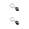 thumbnail image 2 of QualitChoice Key Rings Decoration Exquisite Purse Pendent Clasp Decor Sweet Gift Rustproof Plated Surface No Burrs -shaped Ring Black 2Set, 2 of 6