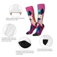 thumbnail image 3 of Fuzoiu Watercolor White Horse Print Adult Stockings,Crew Socks,Unisex Fashion Socks, Casual Sports Socks,Comfortable Crew Socks for Everyday Wear and Sports, 3 of 6