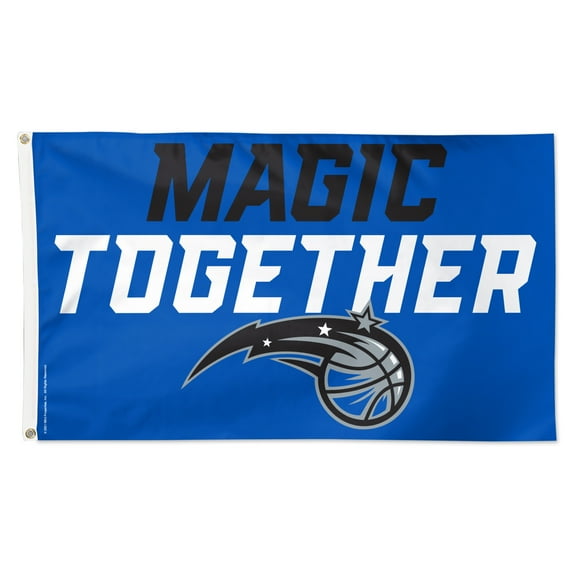 WinCraft Orlando Magic 3' x 5' Single-Sided Deluxe Team Slogan Flag