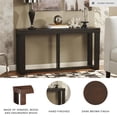 thumbnail image 3 of Signature Design by Ashley Contemporary Watson Sofa/Console Table  Dark Brown, 3 of 6