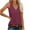 Wine, variant on Otntypg Womens Tank Tops Loose Fit Casual V Neck Shirts Flowy Sleeveless Summer Soft Tee Basic Workout Tshirt Trendy Outfits Clothes Blue L