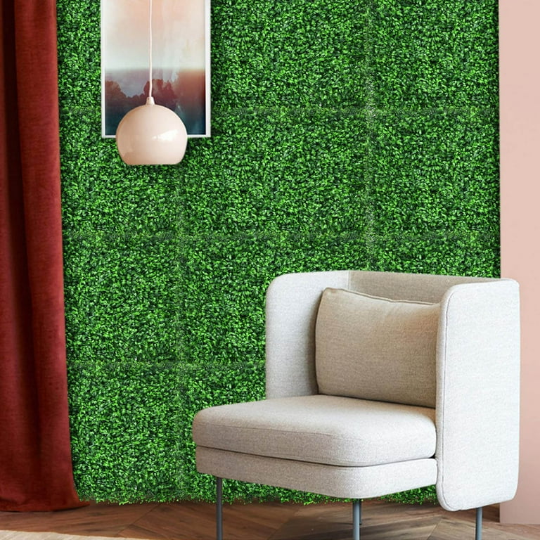 LiUMX Artificial Boxwood Hedges Panel | 40x60cm Green Fake Plant Wall |  Indoor Outdoor Plastic Lawn Decor | Washable Mesh Backing for Home Store  Event Decoration - Walmart.com