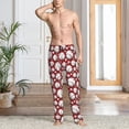 thumbnail image 2 of Gaeub Cute Baseball Print Mens Pajama Pants,Lounge Pants With Pockets And Drawstring-Large, 2 of 6