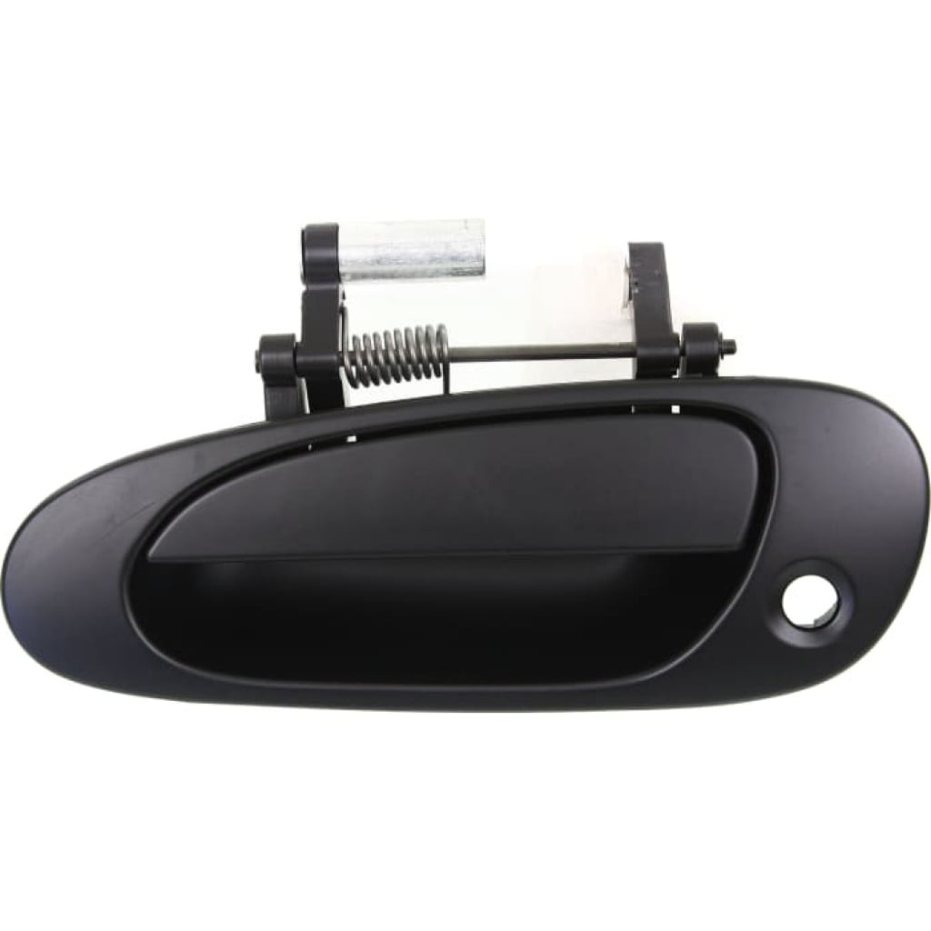 For Honda Civic Exterior Door Handle Front, Driver Side Smooth Black