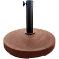thumbnail image 1 of 16.5" Round Cement Umbrella Base - Brown, 1 of 1