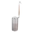 thumbnail image 1 of asddcavvf Stainless Steel Fine Mesh Strainer with Wooden Handle for Pasta Ravioli Dumplings Kitchen Cooking Tool, 1 of 8