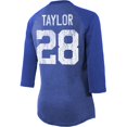 thumbnail image 3 of Women's Majestic Threads Jonathan Taylor Royal Indianapolis Colts Player Name & Number Raglan Tri-Blend 3/4-Sleeve, 3 of 3