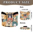 thumbnail image 2 of Haosy Colorful Cute Dogs Face Golf Mallet Putter Cover Strong Magnetic Leather Golf Club Headcover Closure, 2 of 7