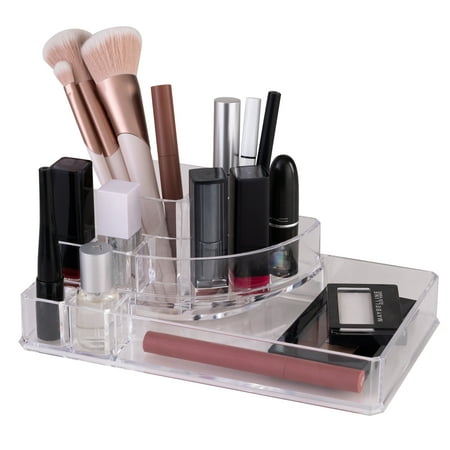 Simplify Cosmetic and Jewelry Holder 8 Section, Clear