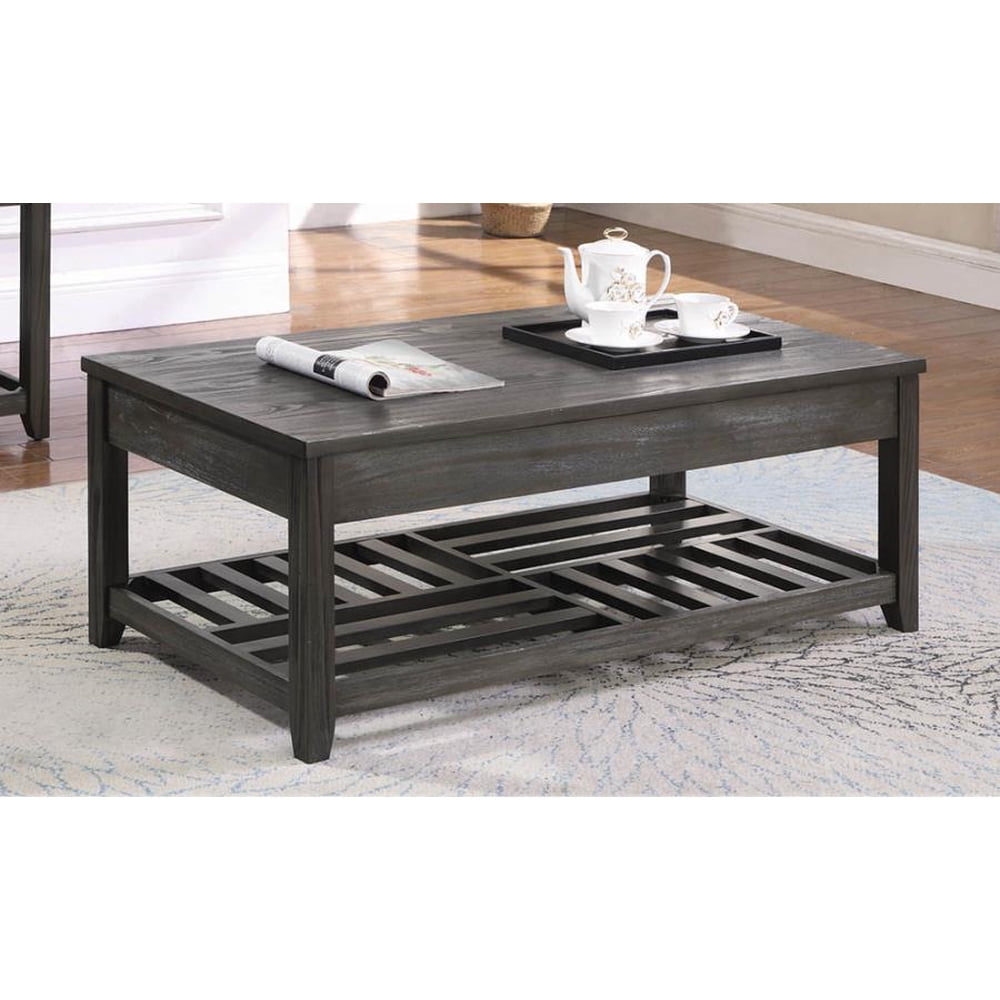 Rustic Grey Lift-Top Coffee Table - Walmart.com - Walmart.com