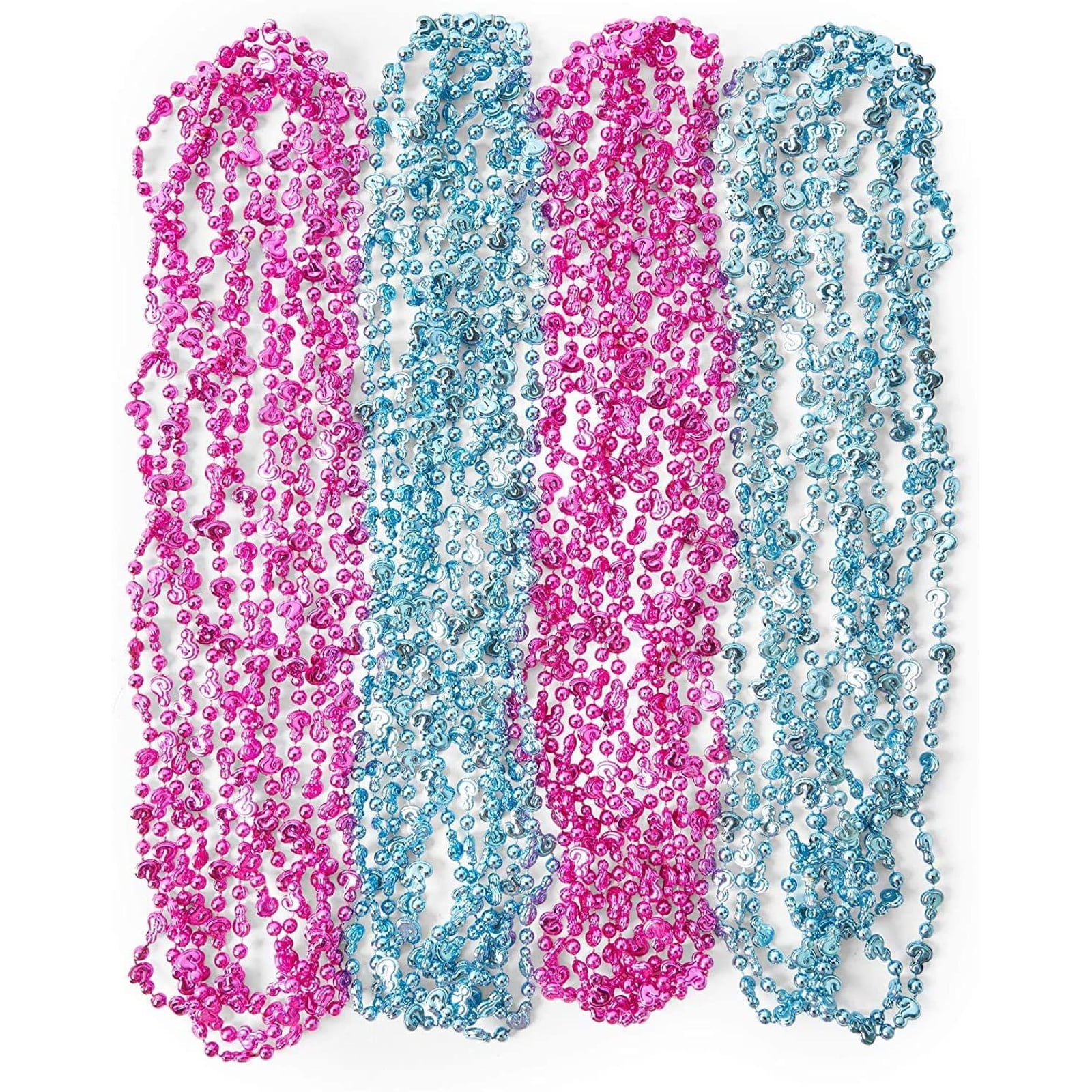 Pink & Blue Multi Colored Beads Wristlet in Indianapolis IN