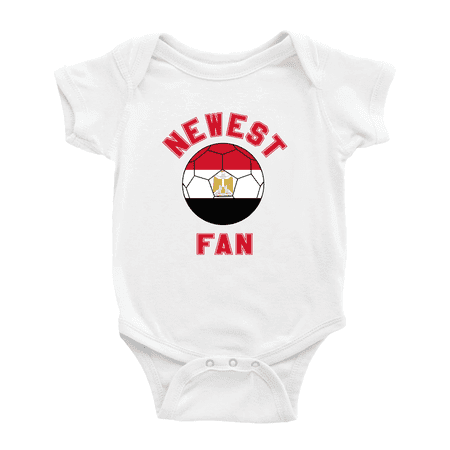 

Newest Egypt National Soccer Team Fan Baby Jumpsuits (White 3-6 Months)