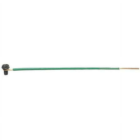 Ideal Grounding Tail,Ptail -Screw,Green,Pk100 30-3399
