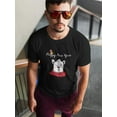 thumbnail image 2 of Bear And Bird New Year T-Shirt Men -Image by Shutterstock, Male XX-Large, 2 of 4