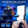 thumbnail image 4 of Cooling Fan for PS5 Cooler Fan for PS5 Accessories with LED Light and 3.0 USB Ports Fan Cooling Fan Compatible with PS5 digital version or CD version, 4 of 4