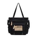thumbnail image 5 of Bolso de hombro estilo retro japonés para trabajo, bolso de tutoría portátil de gran capacidad para estudiantes universitarios que viajan a clase., 5 of 5