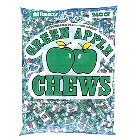 - ALBERT'S CHEWS APPLE 240 PIECE BAG