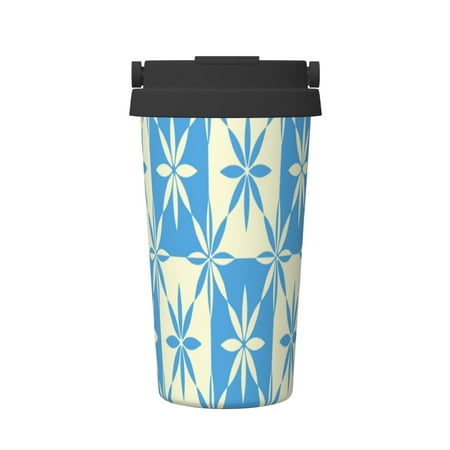 

Insulated Coffee Mug With Lid Seamless Floral Pattern Background Insulated Tumbler Stainless Steel Coffee Travel Mug With Lid Hot Beverage And Cold Vacuum Portable Thermal Cup Gifts
