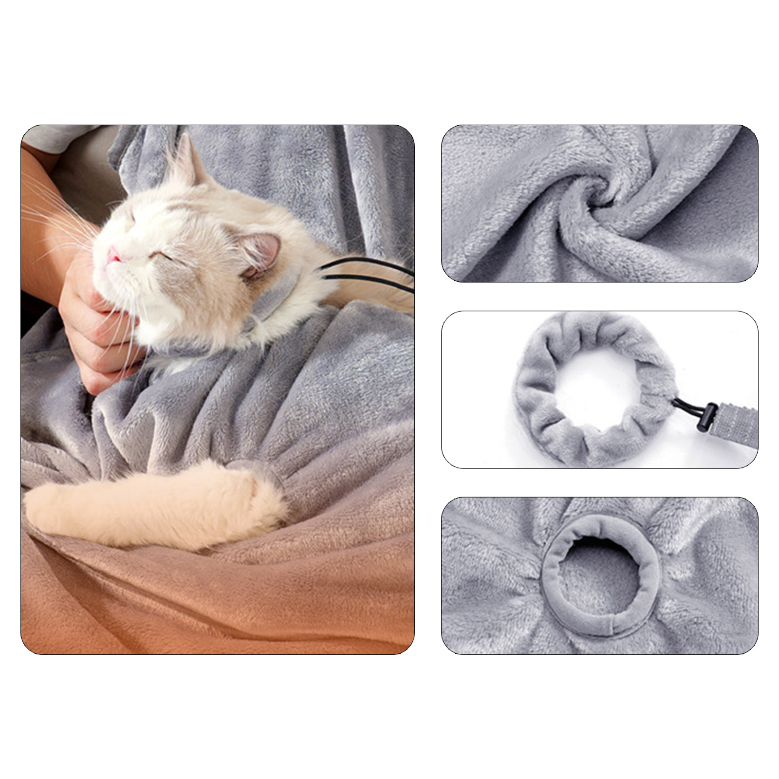 Cats Apron Harness with Adjustable Buckles Outdoor Small Dog Carrying Bag Safe and Convenient Pet Transport Tool