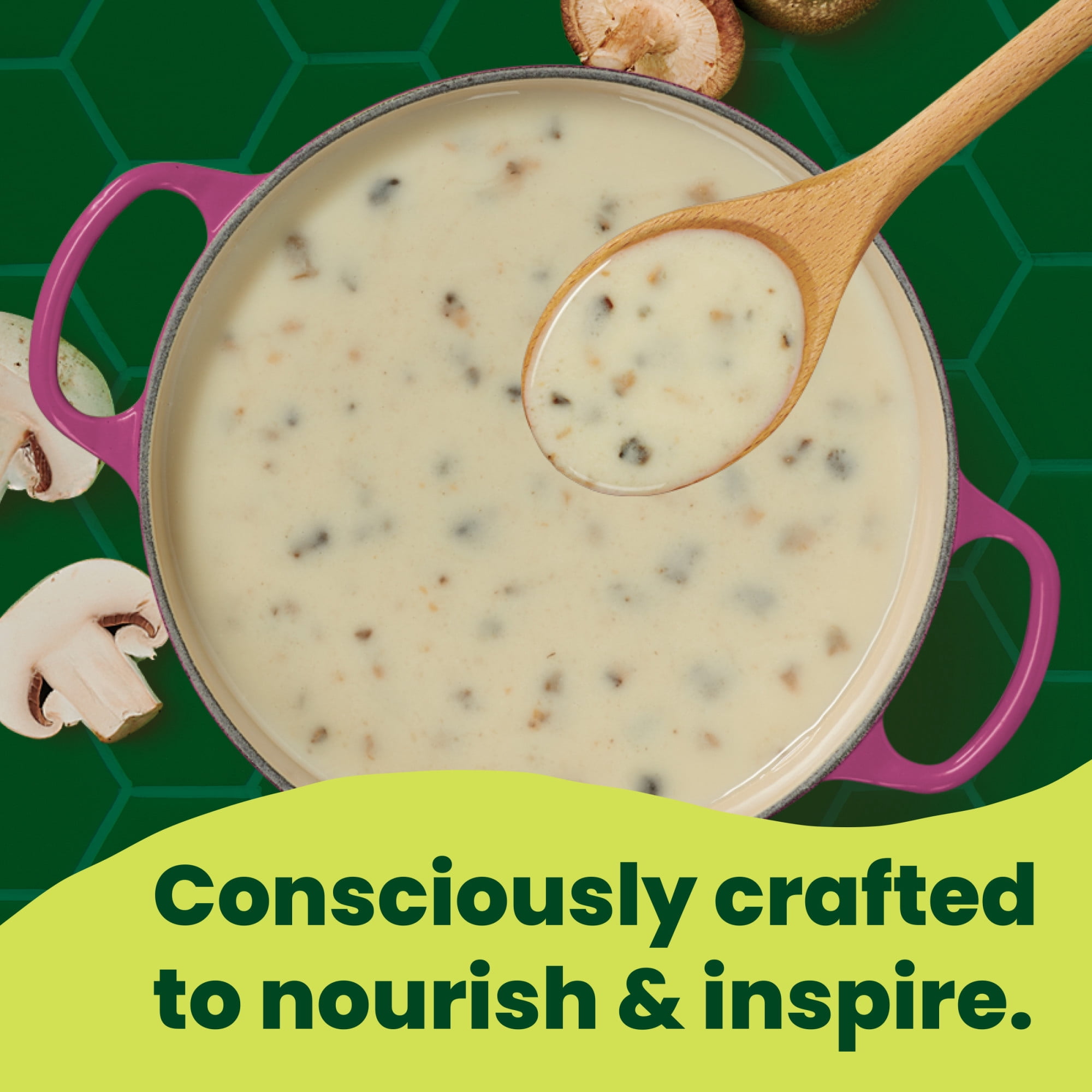 (12 pack) Pacific Foods Organic Cream of Mushroom Soup, 10.5 oz Can