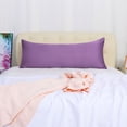 thumbnail image 3 of PiccoCasa 1 Pc Satin Body Pillow Cover Cases Silky Long Pillowcases for Women Jumbo Purple, 3 of 7