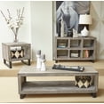 thumbnail image 2 of Jofran Mulholland Drive Modern Distressed Solid Wood End Table, 2 of 6