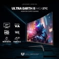 thumbnail image 2 of Monitor Gamer Curvo 27 BALAM RUSH ULTRA EARTH II MGX27C 1ms 165Hz FHD VA LED USB-C Negro BR-938273 negro, 2 of 6