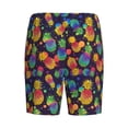 thumbnail image 4 of Picia Colorful Pineapples1 Pajama Shorts for Men, Men's Pajama Bottoms, Sleepwear,Short Pajama Pants-3X-Large, 4 of 9