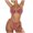 Swimsuit Sets Pink, variant on Women's 2 Piece Strapless Bandeau Bikini Set U-Wire Cheeky Bathing Suit Lace up Swimsuit Sets High Cut